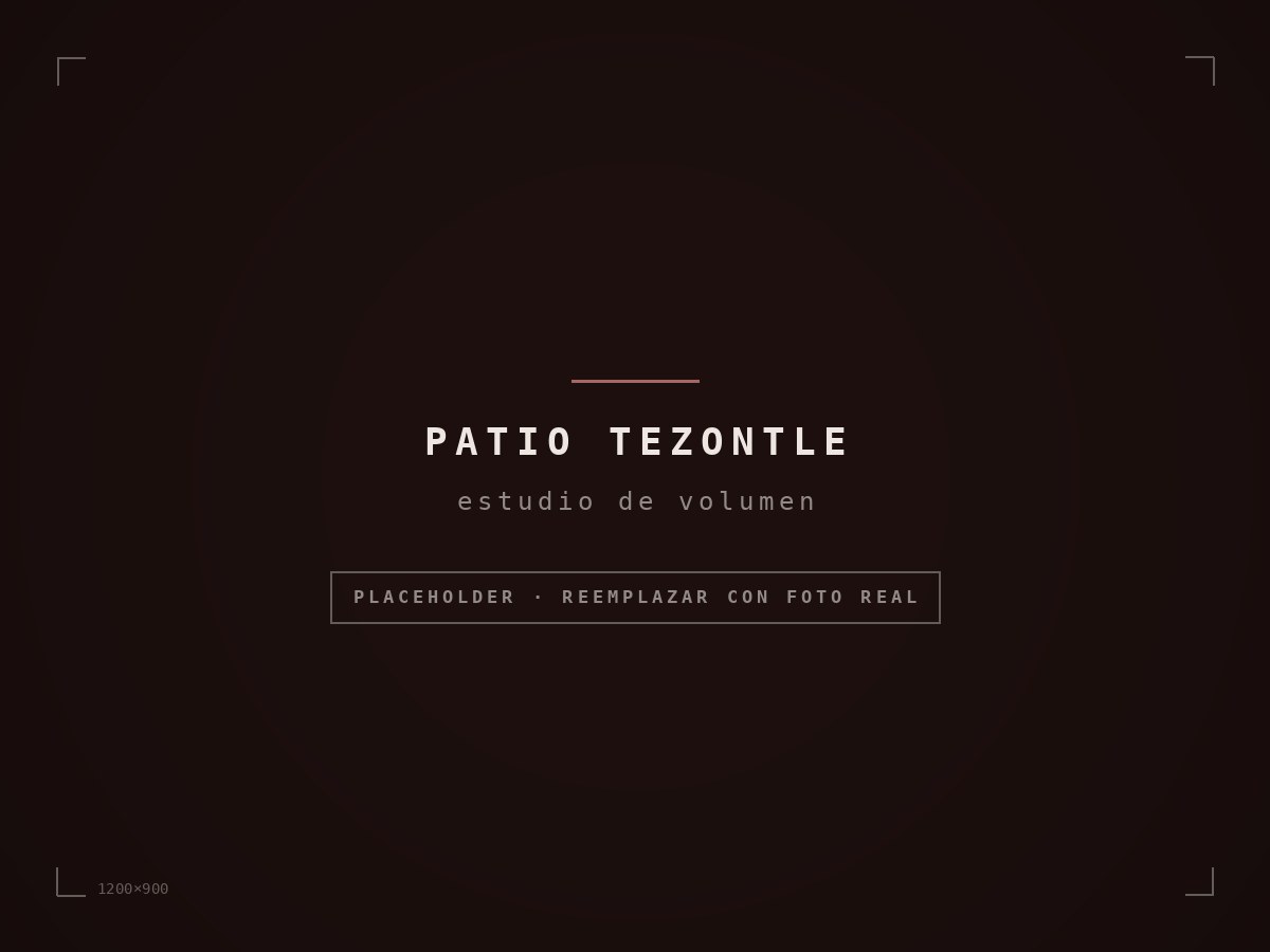 Estudio de volumen del proyecto.